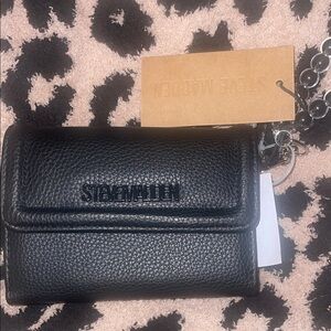 Steve Madden Black Leather Wallet